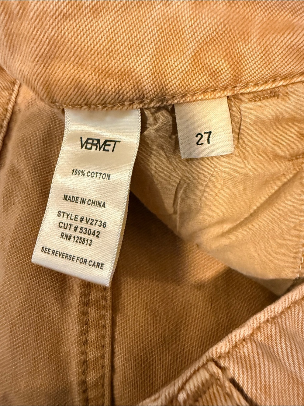 Vervet Leslie Distressed Crop Jean Size 27 - Picture 8 of 9